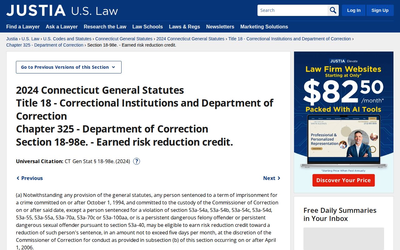 Manchester release date lookup source for Connecticut earned risk reduction credits